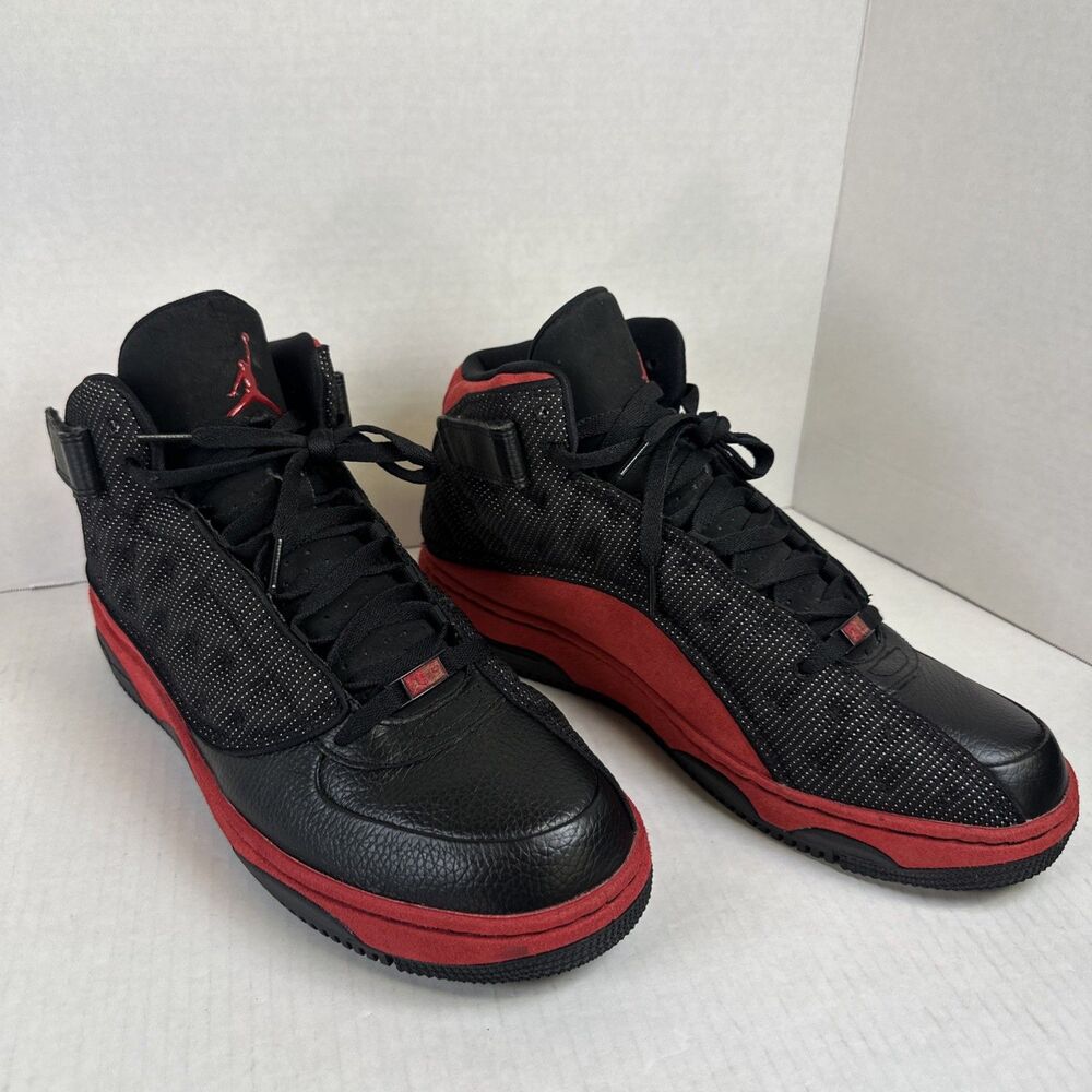 Vintage 2009 Air Jordan Fusion 13 Bred 375453 061 Mens 13 Great Condition - Picture 12 of 12